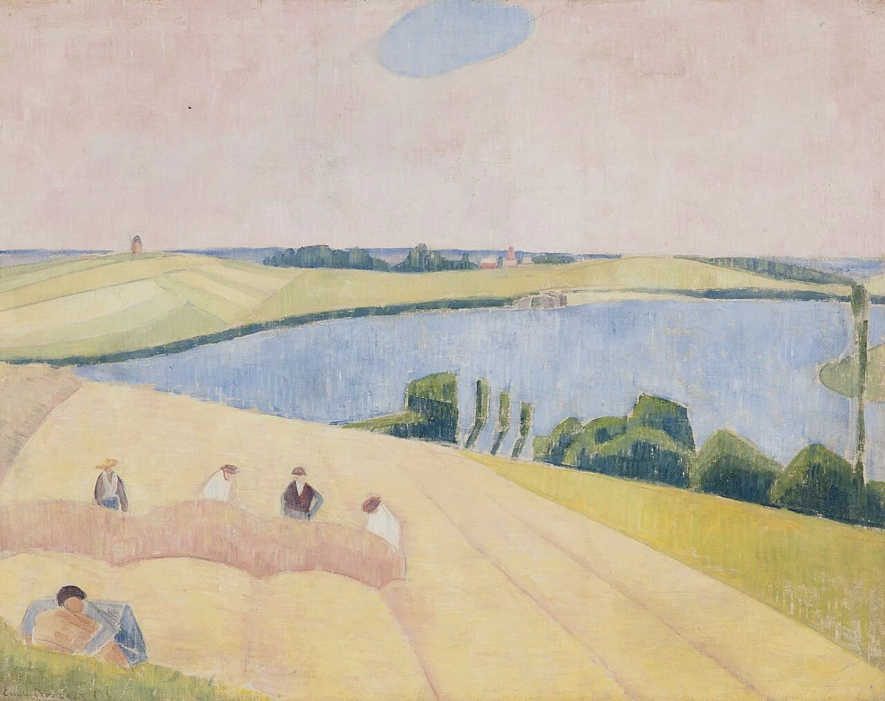 La mietitura a Saint-Briac del 1889 - Museo Clemens Sels di Neuss